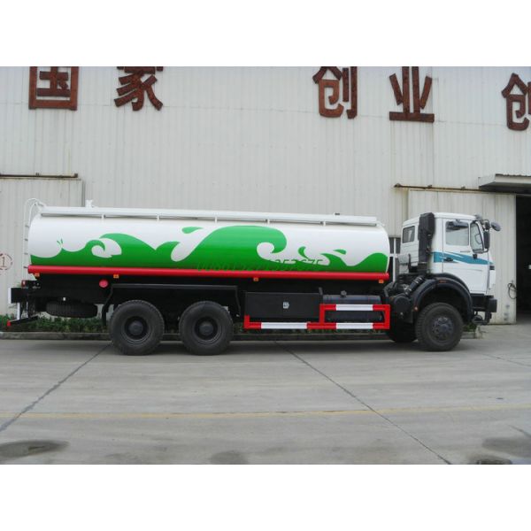 Beiben AWD off road Steel Water Tanker Truck 6x6 With Water Pump Bowser For Transport Clean Drinking Water 16-18cbm