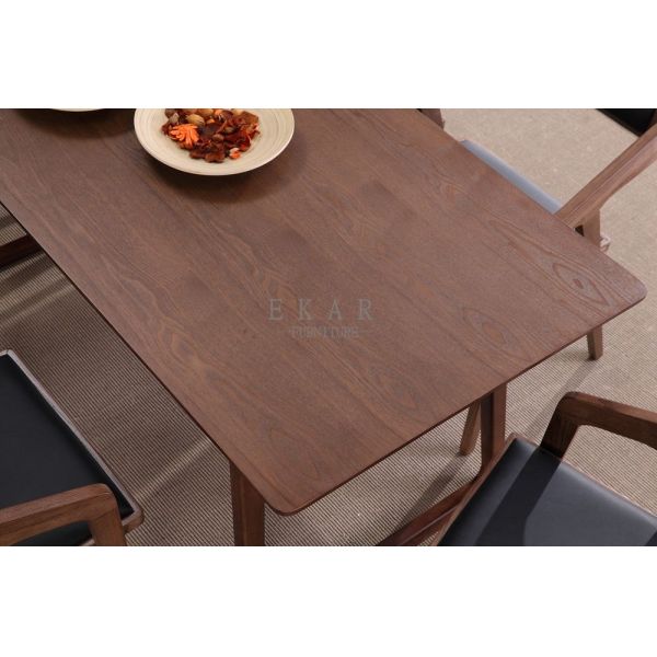European Style Wood Furniture Square Dining Table