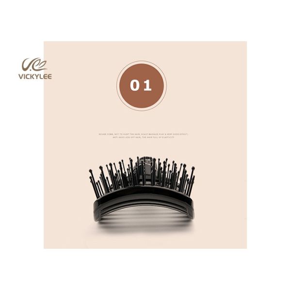 Plastic Synthetic Hair 9.5 Inch Plastic Paddle Brush