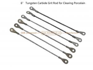 Quality 6Tungsten Carbide Grit Rod for Clearing Porcelain,Cutting Tiles wholesale