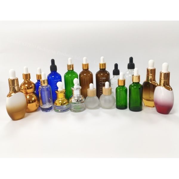 Gourd Glass Cosmetic Spray Bottles For Essential Oil 1oz
