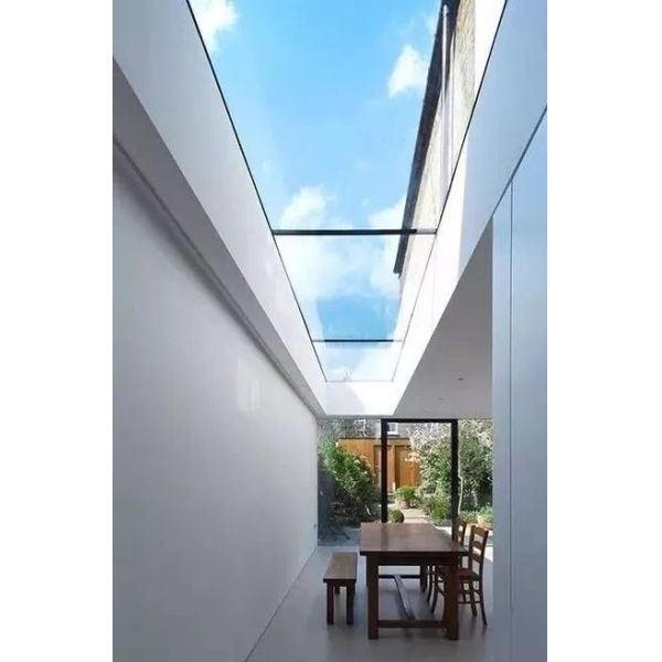 Laminated Curb Mount Glass Aluminum Skylight Windows