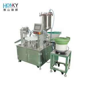 Quality Full Automatic Cream Paste Tube Filling And Capping Machine With Ceramic Piston Pump For Skin Care Cream Filling wholesale