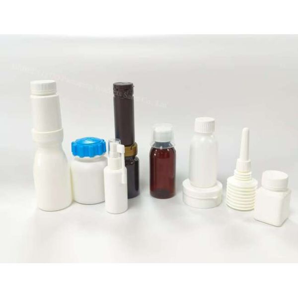 Plastic White 150ml Medicine Empty Pill Bottles Bulk Screw Cap