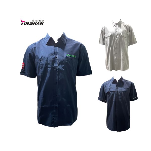 Customized Logo Support Uniform Set For Workmen Work Uniform Car Workshop Labor Suit
