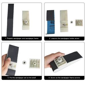 sander Jewelry Accessories Tools 4 Piece Metal Sanding Block