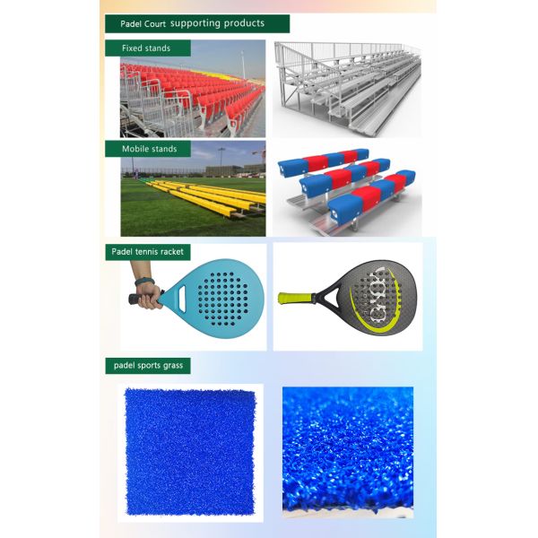 Padel Sports Padel Court Outdoor Equipment Panoramic Platform Tennis Court
