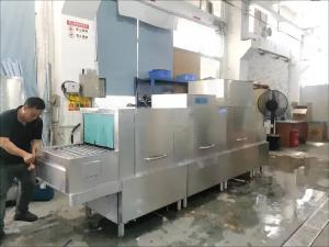 Quality 380V 50Hz Industrial Commercial Dishwasher For Restaurant 0.1KW wholesale