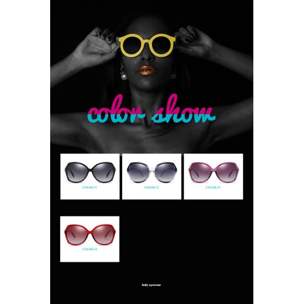 144MM PC Sunglasses Women'S Polarized With Readers Diamond Decoration