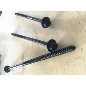Quality Concrete Forming Coil Bolt Metal Fasteners 300mm Length Black Finish Surface wholesale