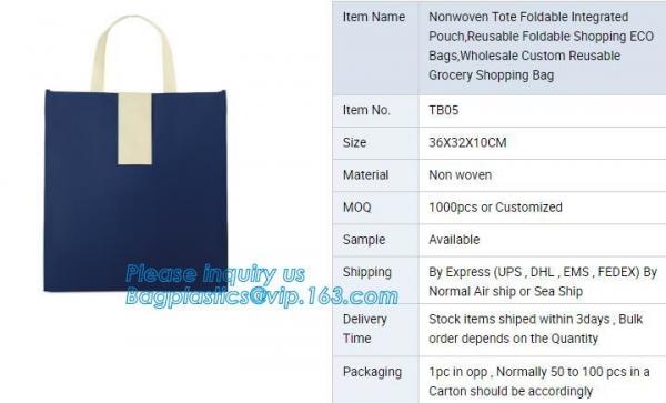 Reusable easy carry tote eco friendly foldable polyester folding shopping bag,Foldable Shopping Bag w/Zipper Closure and