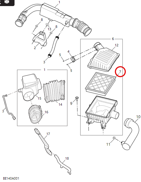Universal Year Paper Rubber Plastics Auto Air Filter for MAXUS V90/EV90 C00176661