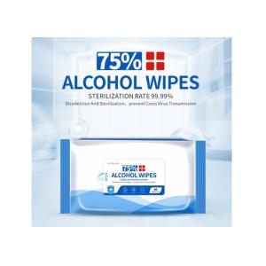 Quality Portable Isopropyl Alcohol Wipes / 75% Alcohol Wipes Skin Disinfection wholesale