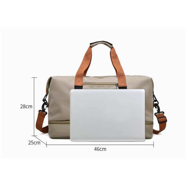 Custom Men Women Sport Gym Light Weight Foldable Waterproof Weekender Travel Duffle Bag