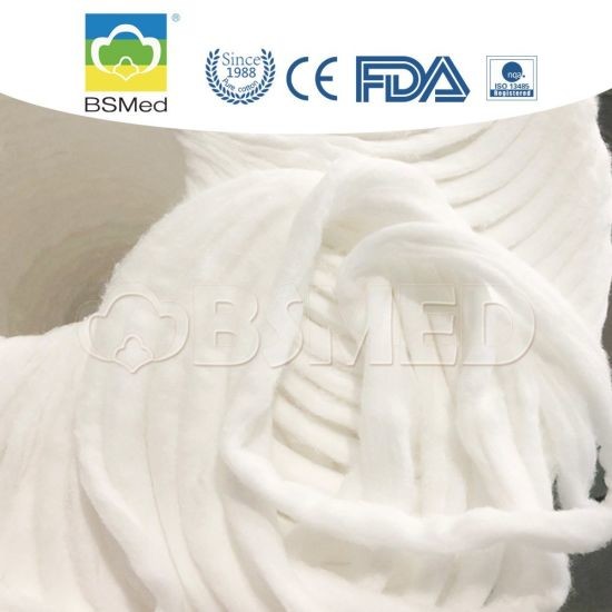 Cotton Sliver Medical Consumables Origin Factory Absorbent Cotton Coil For Cotton Balls Salon