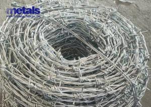 Quality Galvanized 12.5 Gauge Single Strand Barbed Wire Fence Roll Pvc Coated Barbed Wire Fence wholesale
