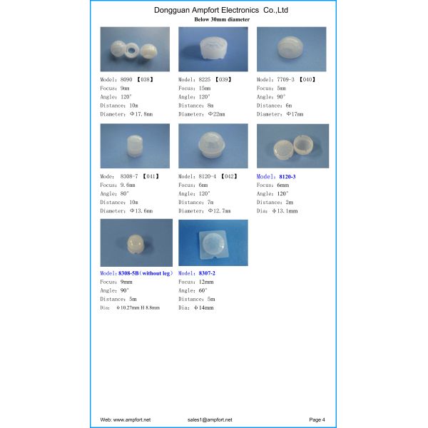 10mm 12mm 140DEG PIR Sensor Module ROHS Round PIR Motion Sensor