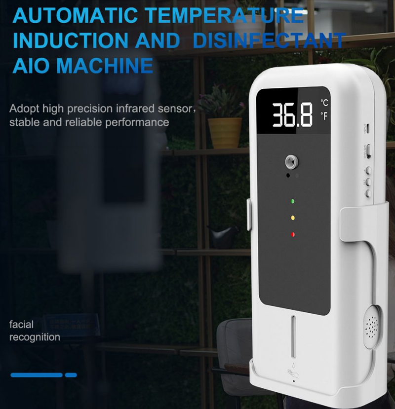 Infrared Induction 4AA Battery Walk Through Temperature Scanner