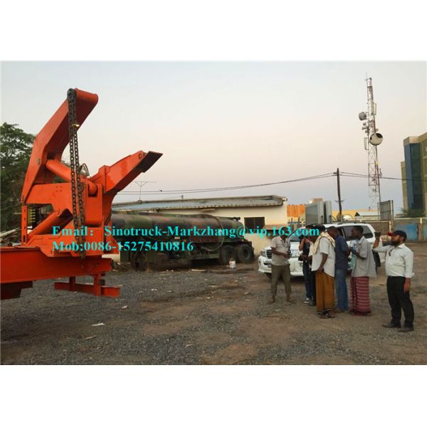 10 Wheeler 20ft 40ft Container Side Lifter / Container Side Loader Trailer ISO Approval