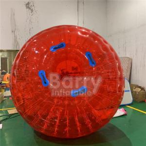 Quality Red Outdoor Inflatable Toys 0.8mm PVC / TPU Dia 2.5m 3m Grass Inflatable Zorb Ball wholesale