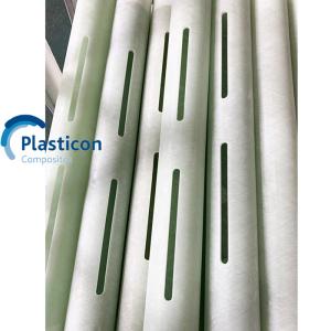 Quality White Fiberglass Marine Exhaust Pipe DN25 Filament Wound Fiberglass Pipe wholesale
