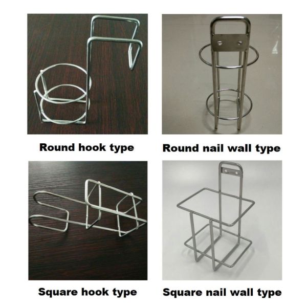 Hand Sanitizer Disinfectant Metal Wall Hanging Baskets For Primary School Building