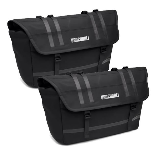 Custom Bike Bags Double Pannier Shoulder Bags Designed with a large capacity and an adjustable shoulder strap