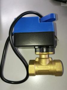 Quality Efficient Brass Material Motorized Ball Valve For Fan Coil Units 2 Pipe System / 4 Pipe System wholesale