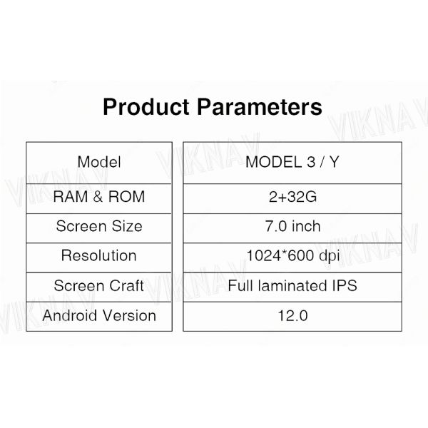 Android 12 Multimedia System For Tesla Model 3 Model Y Rear Display Touch Screen