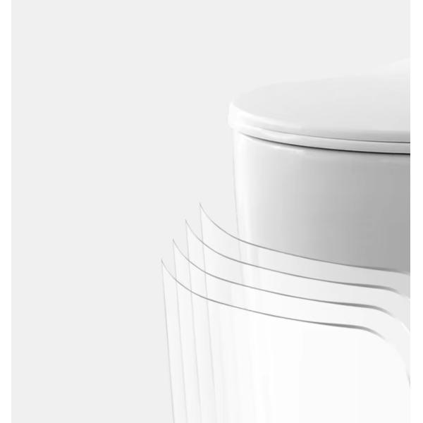 Floormounted Bathroom Sanitary Ware European Water Closet White Glazed Ceramic