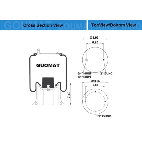 ContiTech 910-21A3611 car suspension air bags For VOL-VO 85101160 - Leland SC2120