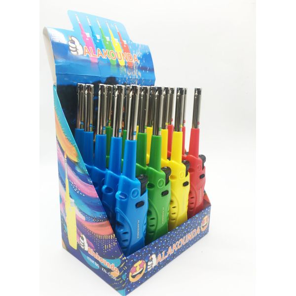 Dy-B003 OEM Long Gas Lighter Windproof Kitchen BBQ Lighter