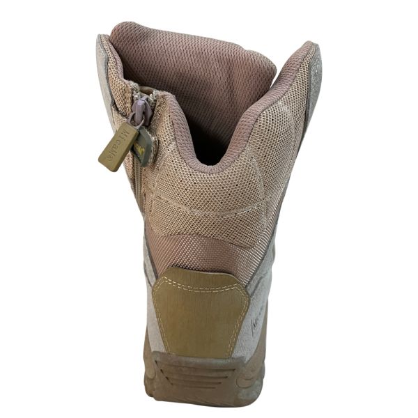 Custom 8 inch Leather Training Boots 1.5kg/Pair for Outdoor and US Size 6.5-12.5