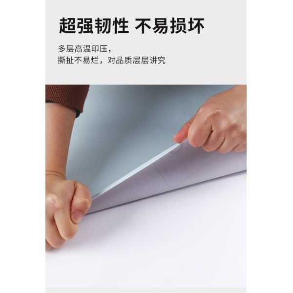 Fireproof PVC Self Adhesive Vinyl Wallpaper 0.6M*100M Plain Green Wallpaper