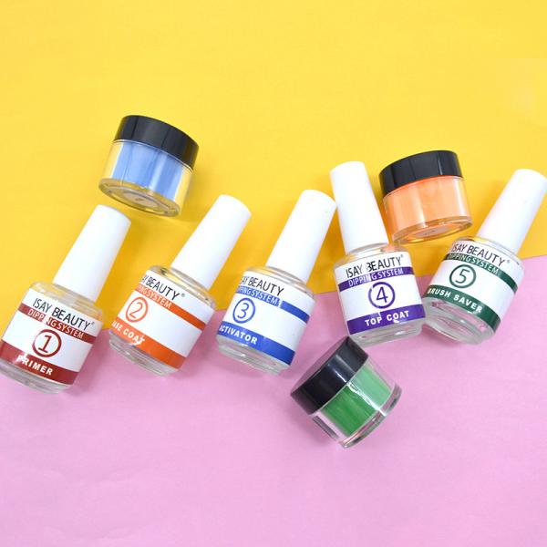 MSDS 1000 colors 2 in 1 acrylic powder nail acrylic dipping powder for nail salon