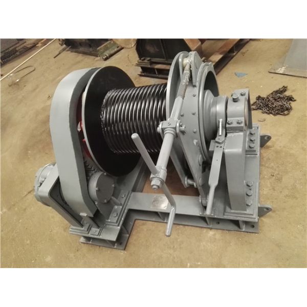 270KW Drum Cpacity 100x250m Marine Electric Winch For 10 Ton Tanker