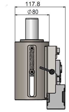 24V/48V AGV Lifting Mechanism Electric Special Lifting Traction Pin For Latent Traction