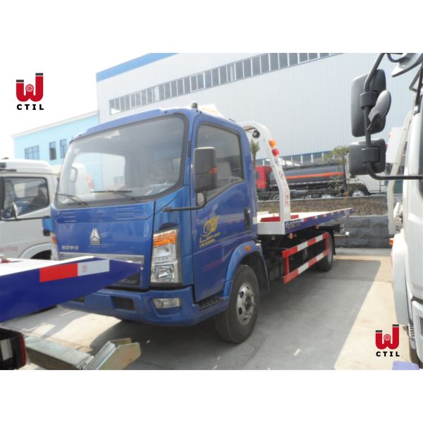 Cnhtc Wrecker Tow Truck Blue 4X2 Heavy Duty Wrecker Manual