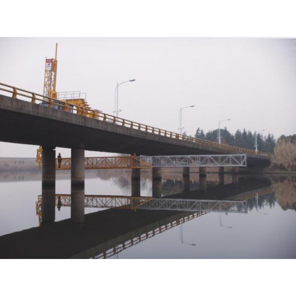 FAW Chassis 8x4 206KW 280HP Truss Bridge Inspection Machine , Width 4m