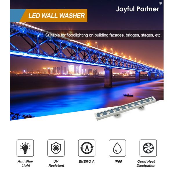 Super Bright US Plug IP65 Low Voltage Wall Wash Light For Garden Landscape