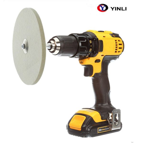 8mm Stainless Steel Wool Felt Polishing Wheel For Angle Grinder