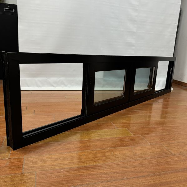 Custom Aluminum Sliding Bathroom Window with Double Glaze