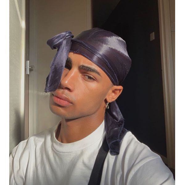 Men Women Lightweight Silk Fabric 100% Mulberry Silk Durag