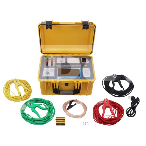 ZXR-10A+ Three Phase Transformer DC Winding Resistance Tester Three Channels