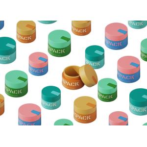 Quality PP Capacity 50g 100g Cosmetic Cream Jars With Small Scoop wholesale