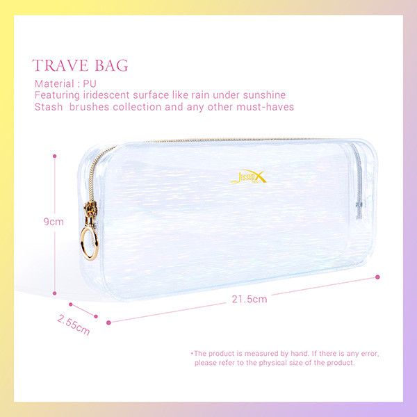 7pcs Fantasy Jessup Makeup Brush Set With PU Travel Bag