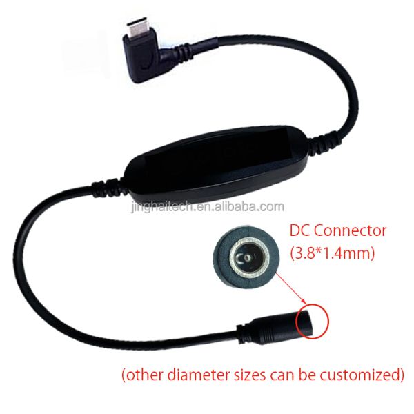 3.8*1.4 USB DC Cable insulated For Air Conditioning Clothing Fan