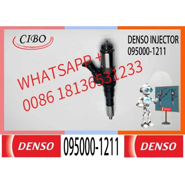 New Diesel Fuel Injector 095000-1210 095000-1211 6156-11-3300 for KOMATSU Excavator
